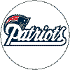 Patriots round decal