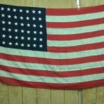 48 star wool american flag