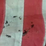 Holes in American flag
