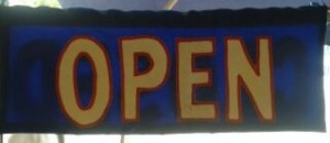 Open flag