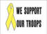 Yellow Ribbon We Support Our Troops