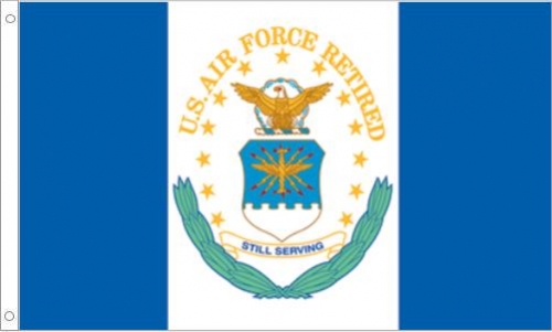 3' x 5' US Air Force Retired, H & G, Nylon Flag