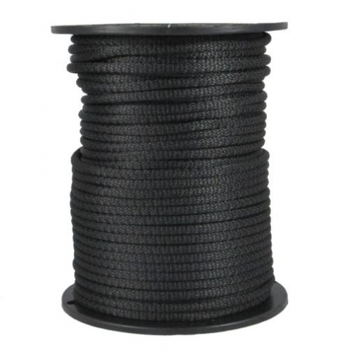 Black Halyard Braid Rope